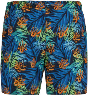 Regatta Heren Loras Tropische Bladeren Zwemshorts (Marineblauw) Navy