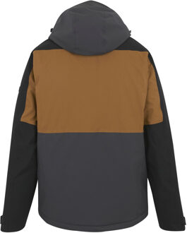 Regatta Heren Maland Geïsoleerde Waterdichte Jas (Notenbruin/Zwart/Ash) Donker Bruin - XL