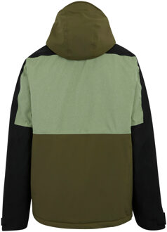 Regatta Heren Maland Geïsoleerde Waterdichte Jas (Olijfgroen/Zwart/Olijfnacht) Donkergroen