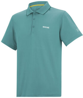 Regatta Heren maverick v actief poloshirt Bruin/groen - XL