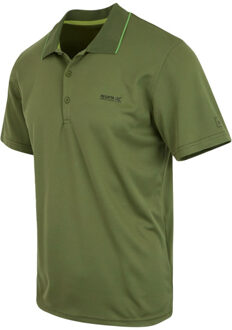Regatta Heren maverick v actief poloshirt - maat S Groen
