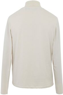 Regatta Heren Maylow Scenery Marl T-shirt met lange mouwen (Moonstruck) - maat M Crème