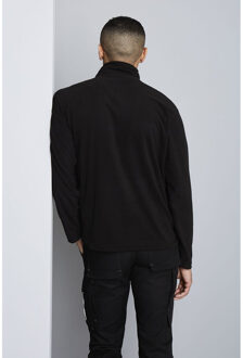 Regatta Heren Micro Zip Neck Fleece Top (170 GSM) (Zwart) - maat 2XL