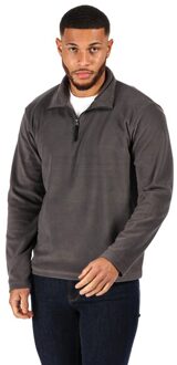 Regatta Heren Micro Zip Turtle Neck Fleece Sweater (Grijs) - 2XL