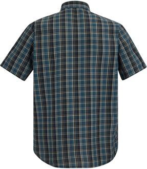 Regatta Heren Mindano Multi Check Korte Mouwen Shirt (Nachtluch) Hemelsblauw