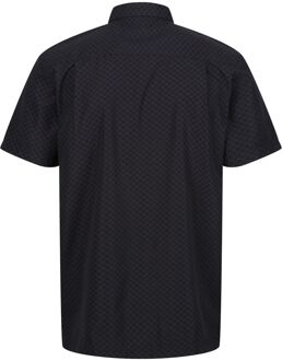 Regatta Heren Mindano VIII Criss-Cross overhemd (Zwart/Ash)