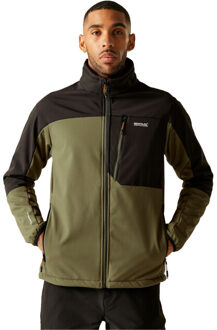 Regatta Heren mountdale soft shell jas Groen