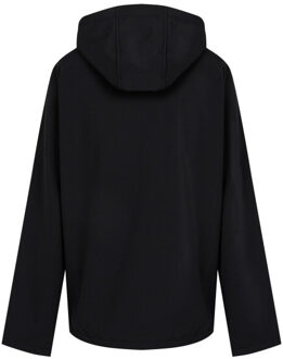 Regatta Heren navigate dubbellaags soft shell jacket met capuchon Zwart