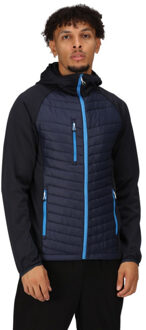 Regatta Heren navigate hybride hooded jacket Blauw - L