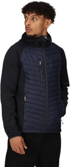 Regatta Heren navigate hybride hooded jacket - maat S Blauw