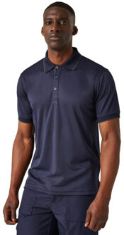 Regatta Heren navigate poloshirt met korte mouwen - maat XL Blauw