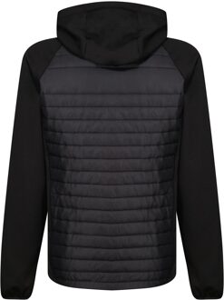 Regatta Heren Navigate Quilted Hybride Jas (Zwart/Nieuw Royal) - 3XL