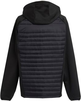 Regatta Heren Navigate Quilted Hybride Jas (Zwart/Oranje Pop) - 3XL