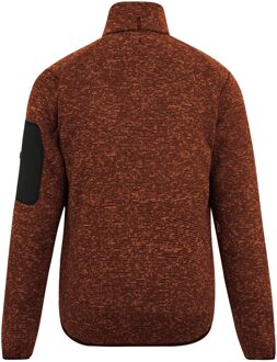 Regatta Heren Newhill Marl Full Zip Fleecejack (Baksteen) - maat 3XL Bruin