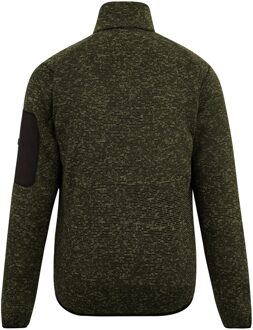 Regatta Heren Newhill Marl Full Zip Fleecejack (Donkere Khaki) Kaki - S