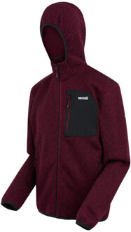 Regatta Heren newhill marl full zip fleecejack - maat M Rood