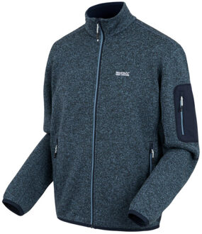 Regatta Heren newhill marl full zip fleecejack - maat XXL / XXXL Blauw