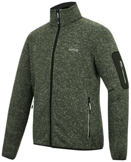 Regatta Heren newhill marl full zip fleecejack - maat XXL / XXXL Groen