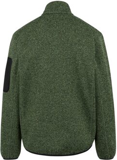 Regatta Heren Newhill Marl Full Zip Fleecejack (Olie groen)