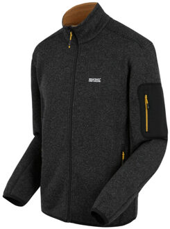 Regatta Heren newhill marl full zip fleecejack Zwart - S
