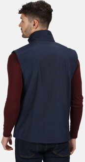 Regatta Heren octagon 3-laags printable softshell bodywarmer Blauw - 5XL