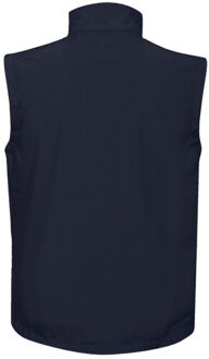 Regatta Heren octagon 3 layer printable softshell bodywarmer Blauw - 4XL