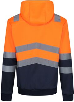 Regatta Heren Overhead High-Vis Hoodie (Oranje) - 3XL
