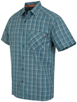 Regatta Heren overhemd met geruite mouwen mindano ix Grijs