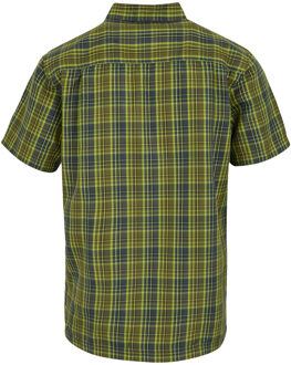 Regatta Heren Overhemd met geruite mouwen Mindano IX (Nefrietgroen/Ash) Olijf - S