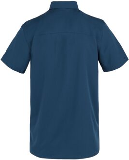 Regatta Heren packaway reisshirt met korte mouwen Navy/blauw - L