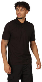 Regatta Heren pro 65/35 poloshirt met korte mouwen Zwart - L