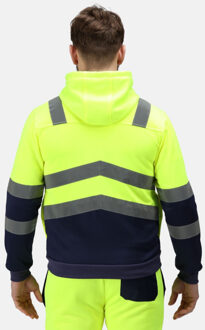 Regatta Heren pro hi-vis full zip jas - maat L Geel