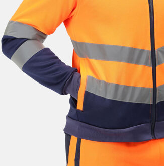 Regatta Heren pro hi-vis full zip jas Oranje - XXL / XXXL