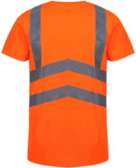 Regatta Heren Pro Hi-Vis T-shirt met korte mouwen (Oranje/Zwaar) - maat 3XL