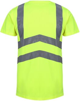 Regatta Heren Pro High-Vis T-shirt met korte mouwen (Geel/Zwaar) - maat