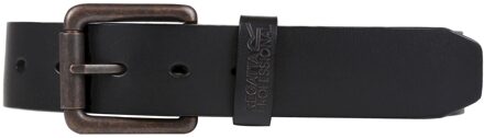 Regatta Heren Pro Leren Taille Riem (Zwart)