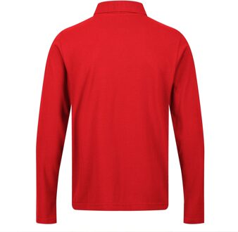 Regatta Heren Pro Poloshirt Met Lange Mouwen (Klassiek rood) - XS
