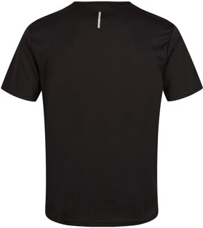 Regatta Heren Pro Reflecterend Vochtafvoerend T-shirt (Zwart) - maat XS