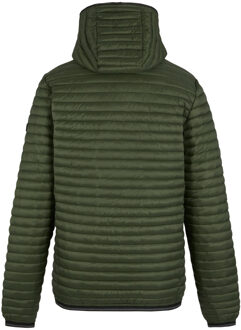 Regatta Heren Rigain gewatteerde jas (Olijfnacht / Zwart)