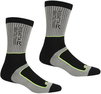 Regatta Heren samaris 2 season socks (pak van 2) Donkergrijs