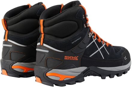 Regatta Heren Samaris Pro II Suede Wandelschoenen (As/Blaze Oranje) - maat Grijs
