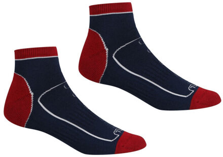 Regatta Heren samaris trail enkelsokken (pak van 2) Blauw - 39-42