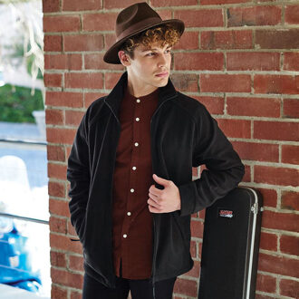 Regatta Heren Sigma Zwaarlijvige Anti-Pill Fleece Jasje (Zwart) - maat S