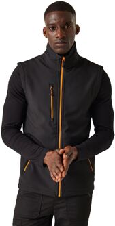 Regatta Heren softshell 2-laags bodywarmer Zwart - M