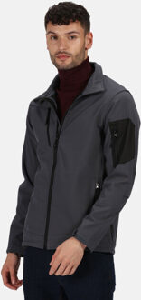 Regatta Heren standout arcola 3-laags waterdichte en ademende softshell jas Grijs - L