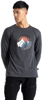 Regatta Heren stomping marl t-shirt met lange mouwen Grijs - XL