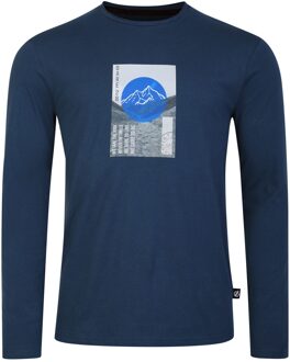 Regatta Heren stomping t-shirt met lange mouwen Blauw - XL
