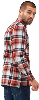 Regatta Heren thamos geruit overhemd met lange mouwen Grijs - S