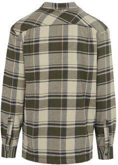 Regatta Heren thamos geruit overhemd met lange mouwen - maat XL Groen