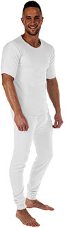 Regatta Heren thermisch ondergoed Long Johns (Wit) - 2XL